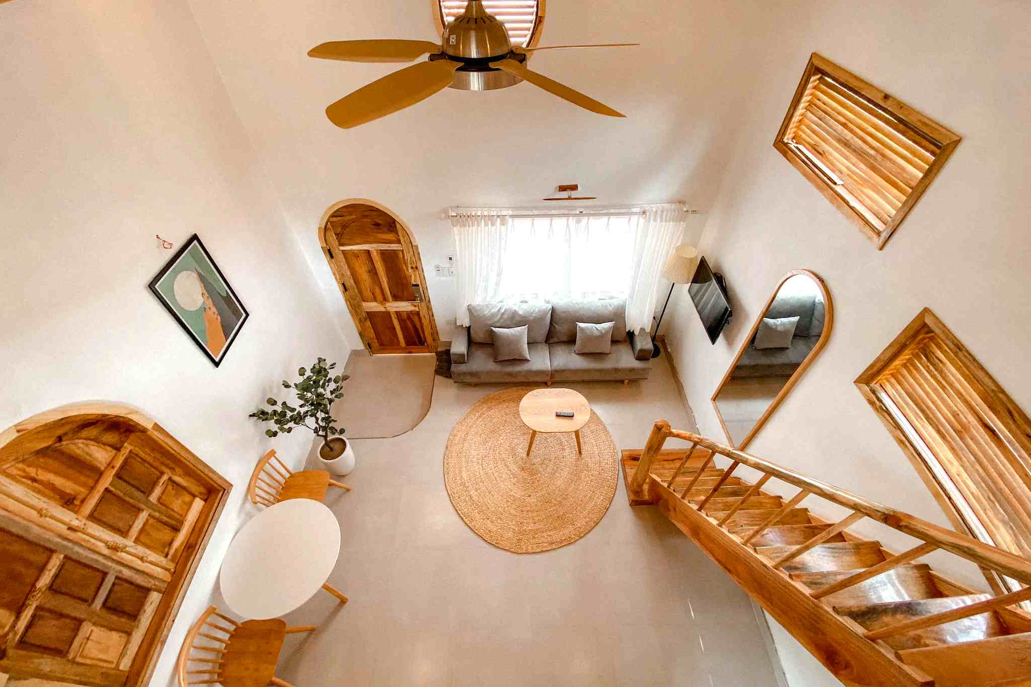 Thiết kế homestay phong cách Scandinavian dùng chất liệu gỗ